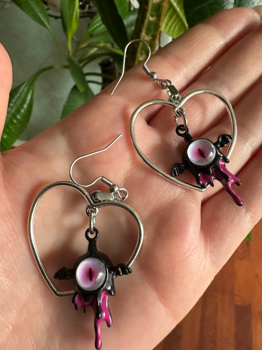 Hunted Hearts earrings