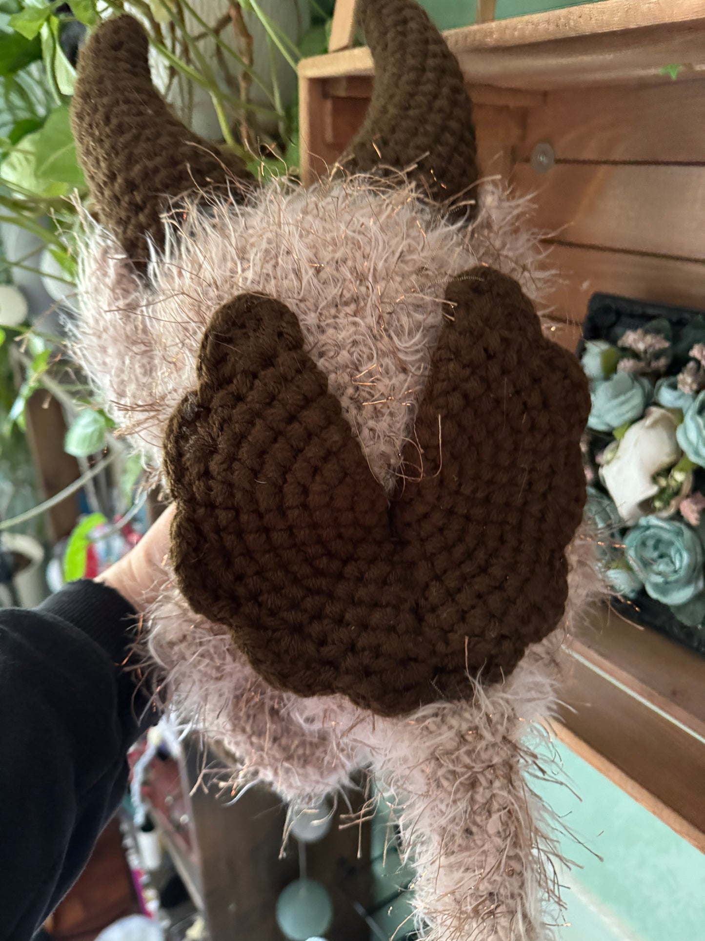 Beige Baphomet plushie