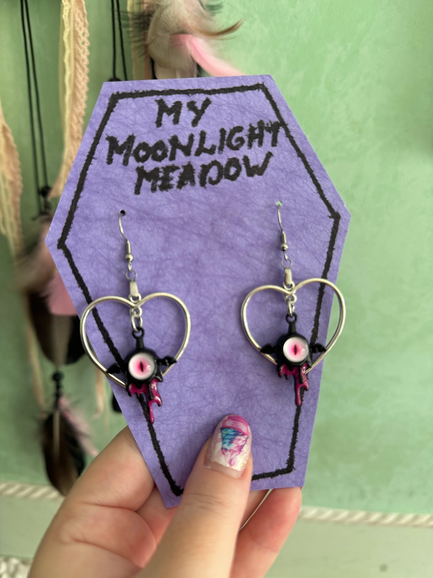 Hunted Hearts earrings