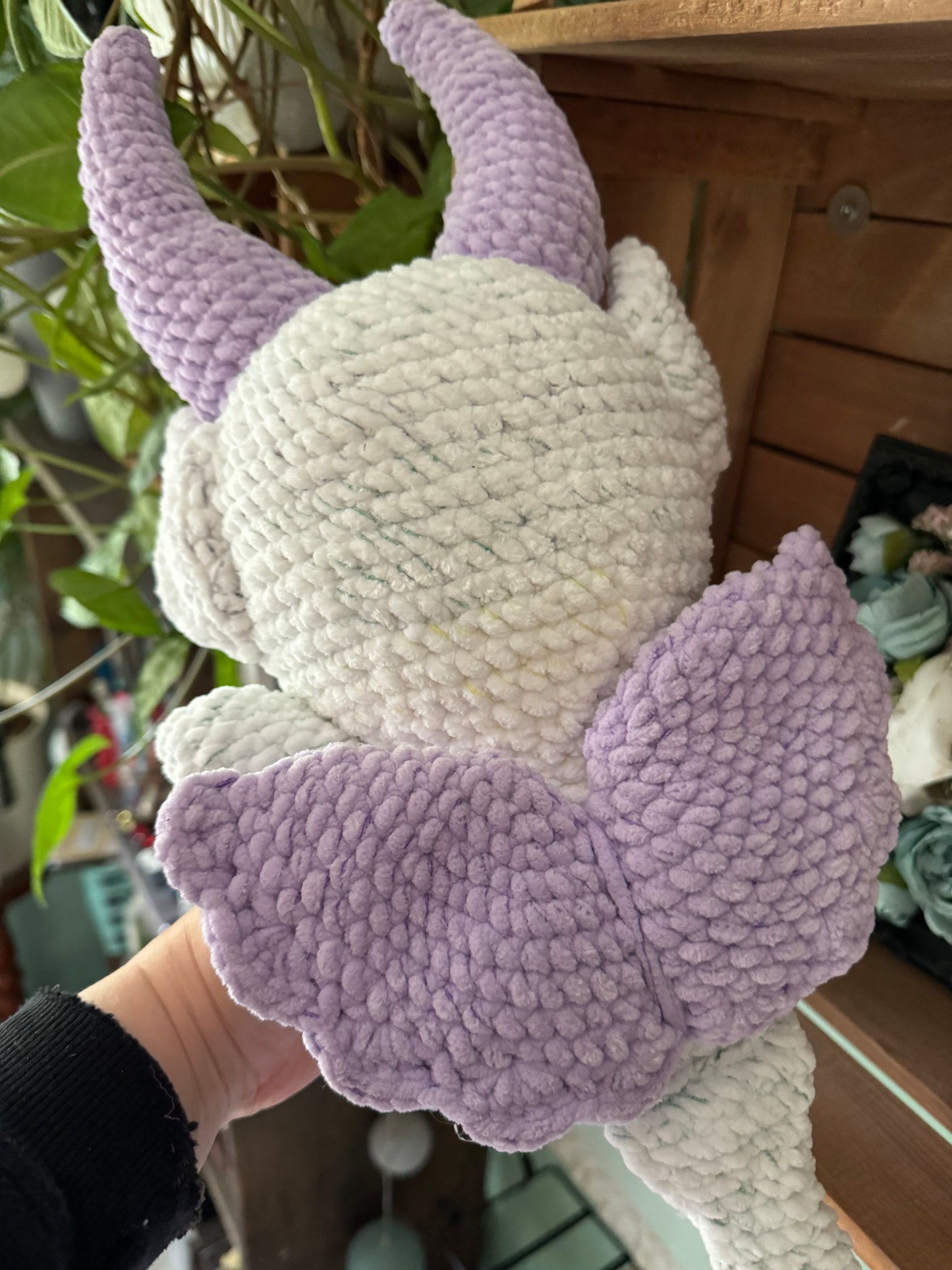 White Baphomet plushie