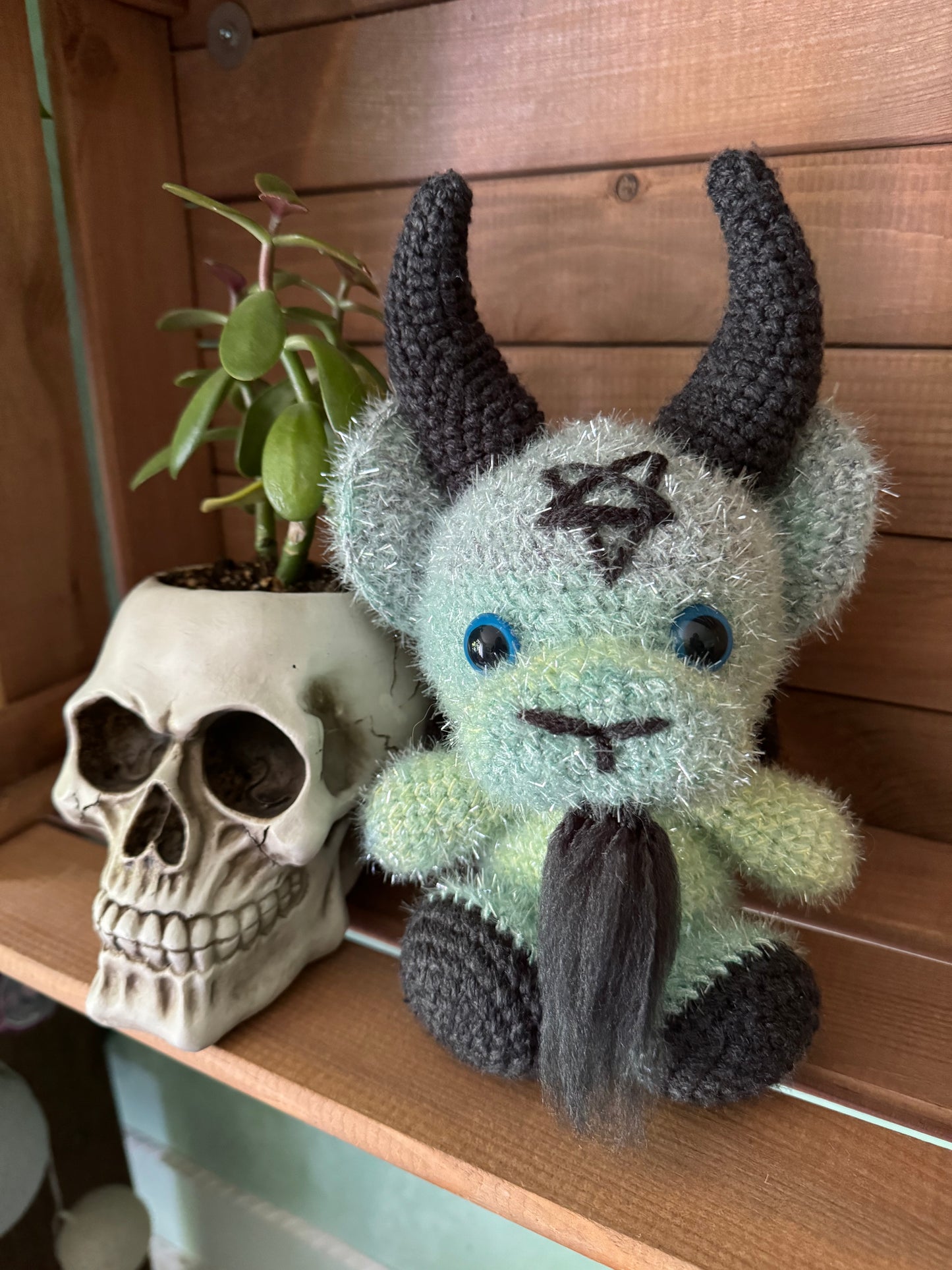 Pastel and grey Baphomet